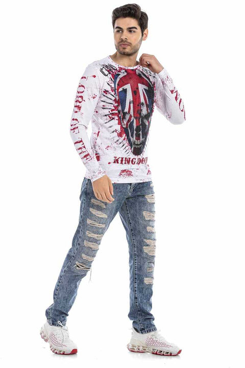 CL498 Great Britain Patterned Men's Sweatshirt