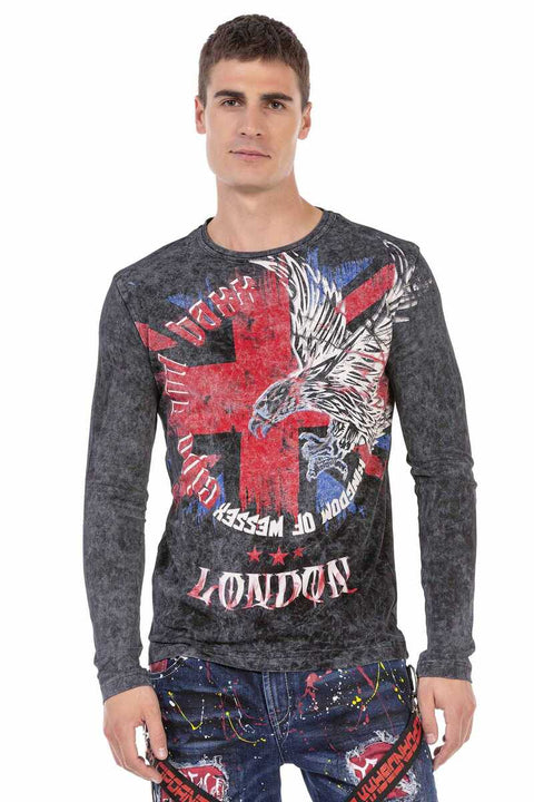 CL499 Great Britain Patterned Sweatshirt