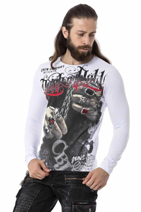 CL511 Street Style Printed Sweatshirt