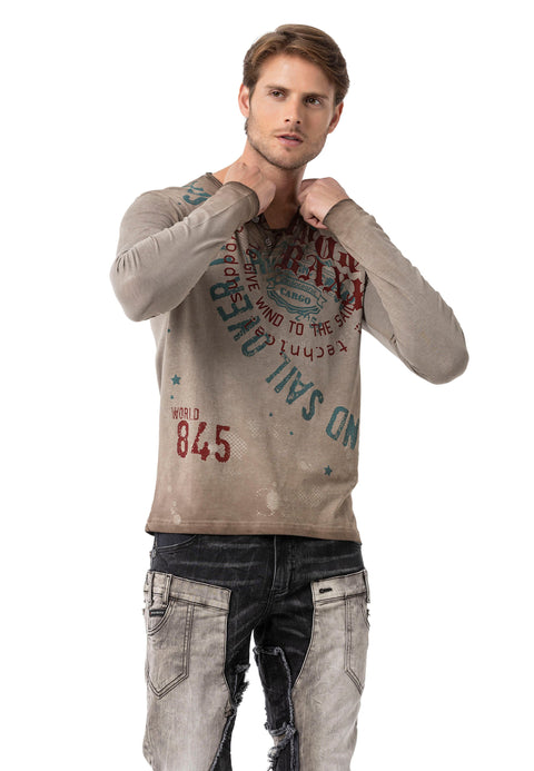 CL512 V-Neck Thin Sweatshirt