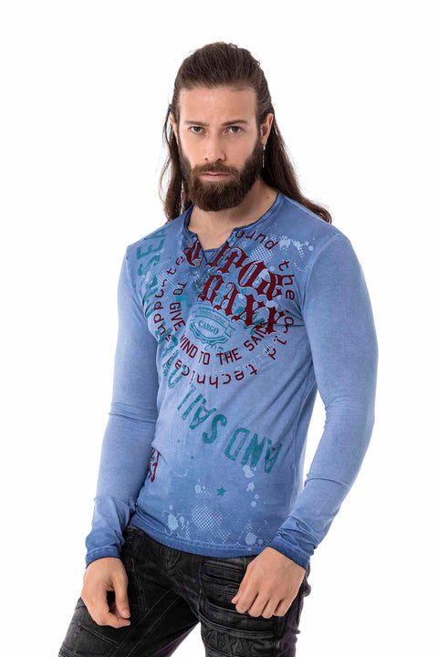 CL512 V-Neck Thin Sweatshirt