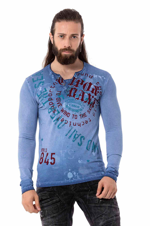 CL512 V-Neck Thin Sweatshirt
