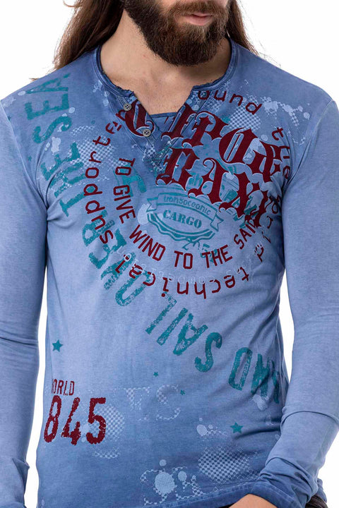 CL512 V-Neck Thin Sweatshirt