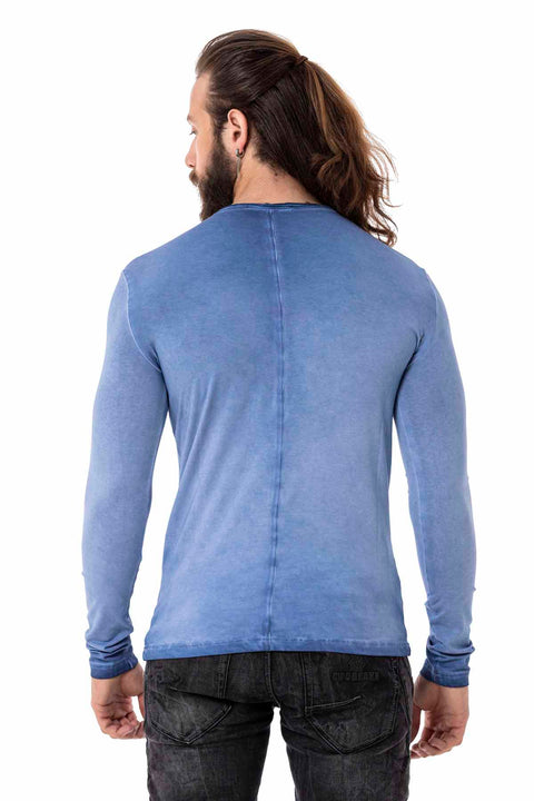 CL512 V-Neck Thin Sweatshirt