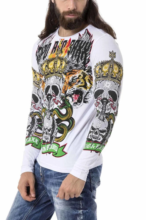 CL514 Skull Printed Sweatshirt