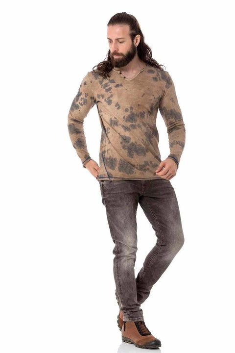 CL517 V-Neck Vintage Sweatshirt