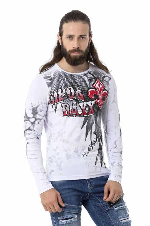CL522 Patterned Thin Sweatshirt