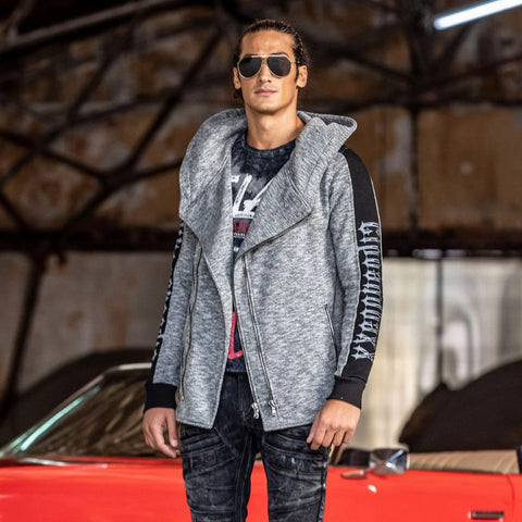 CL526 Hooded Oversize Cardigan
