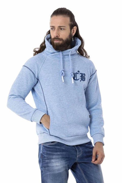 CL529 Jumbo Collar Winter Sweatshirt