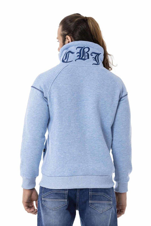 CL529 Jumbo Collar Winter Sweatshirt