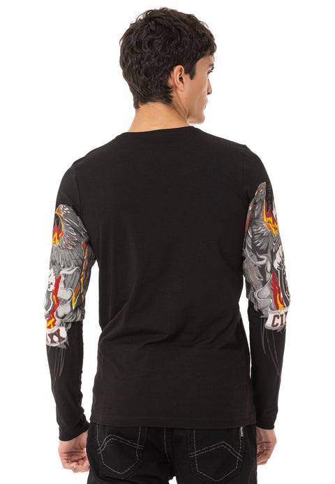 CL553 Men's printed sweatshirt