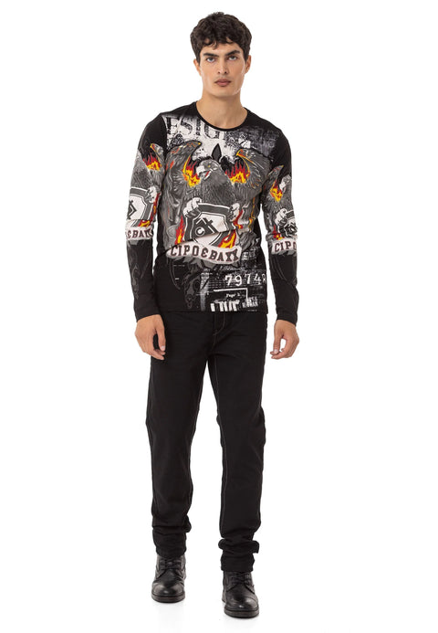 CL553 Men's printed sweatshirt