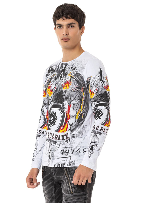 CL553 Men's printed sweatshirt