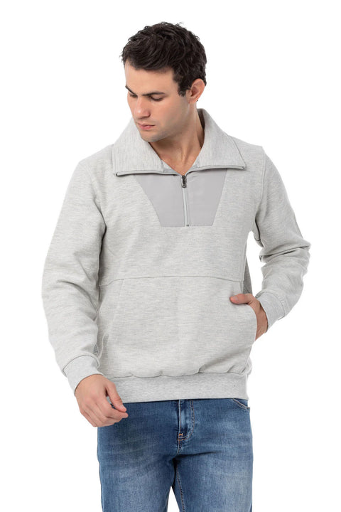 CL555 Men's Basic Zip Hoodie