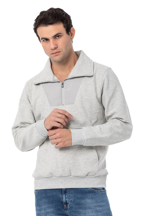 CL555 Men's Basic Zip Hoodie