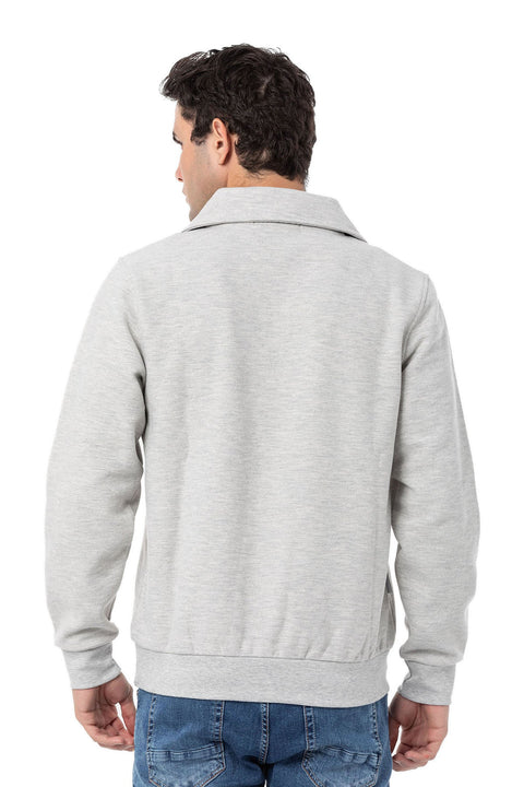 CL555 Men's Basic Zip Hoodie