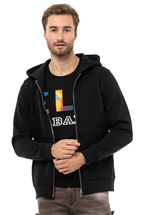 CL556 Men's Basic Zip Sweatshirt