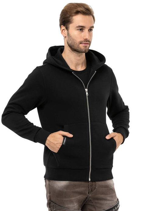 CL556 Men's Basic Zip Sweatshirt