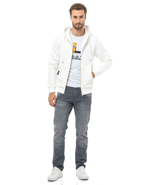 CL556 Men's Basic Zip Sweatshirt