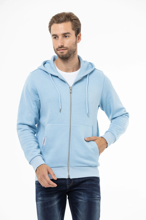 CL556 Men's Basic Zip Sweatshirt