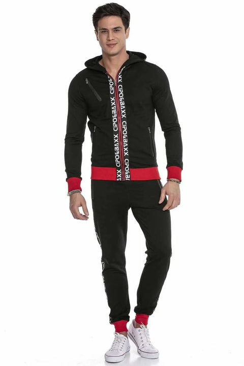 CLR131 Striped Men's Tracksuit Set