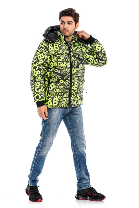 CM193 CIPO & BAXX Printed Puffer Jacket