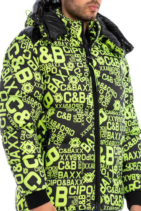 CM193 CIPO & BAXX Printed Puffer Jacket