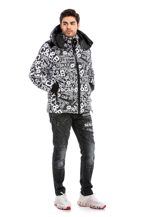 CM193 CIPO & BAXX Printed Puffer Jacket