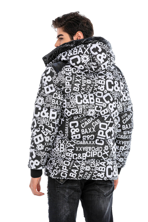 CM193 CIPO & BAXX Printed Puffer Jacket