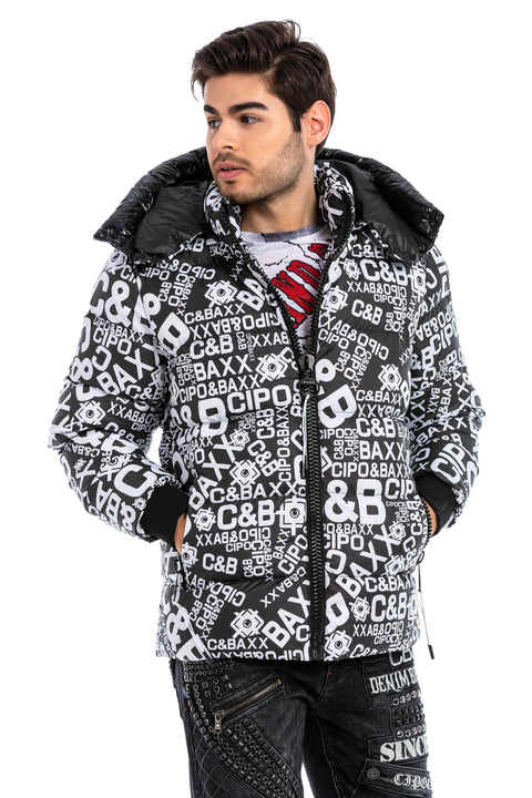 CM193 CIPO & BAXX Printed Puffer Jacket