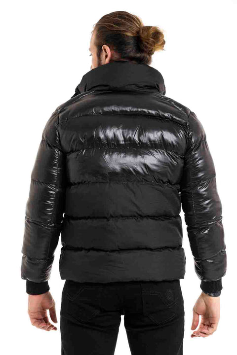 CM208 Puffer Black Men's Coat