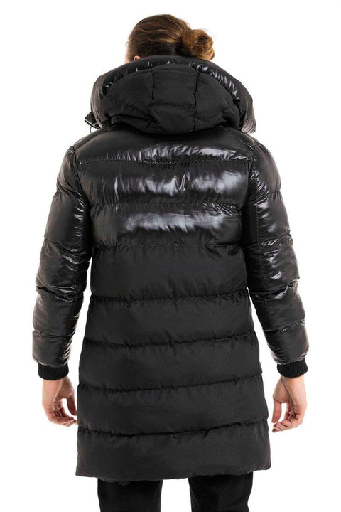 CM209 Black Oversize Puffer Jacket
