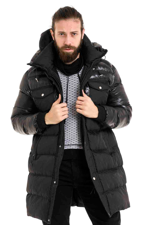 CM209 Black Oversize Puffer Jacket
