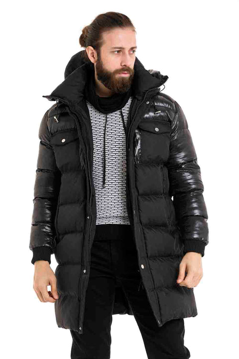 CM209 Black Oversize Puffer Jacket