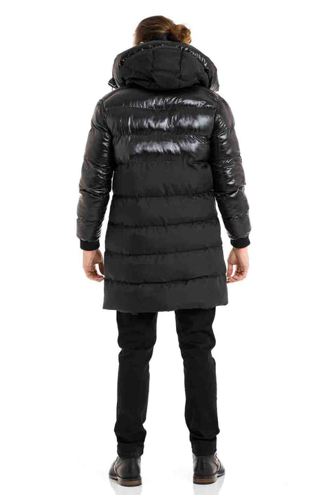 CM209 Black Oversize Puffer Jacket