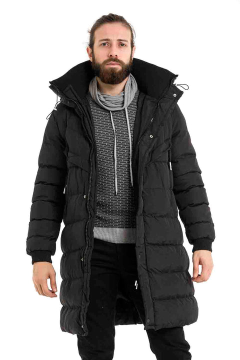 CM213 Knee Length Men's Puffer Coat