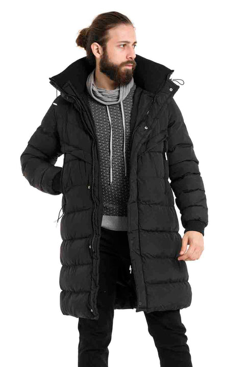CM213 Knee Length Men's Puffer Coat