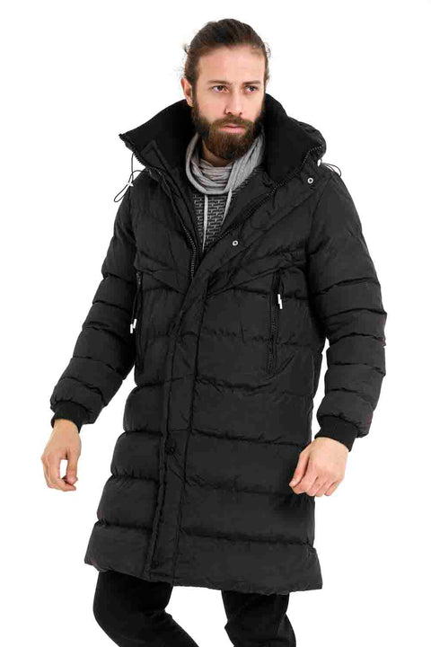 CM213 Knee Length Men's Puffer Coat