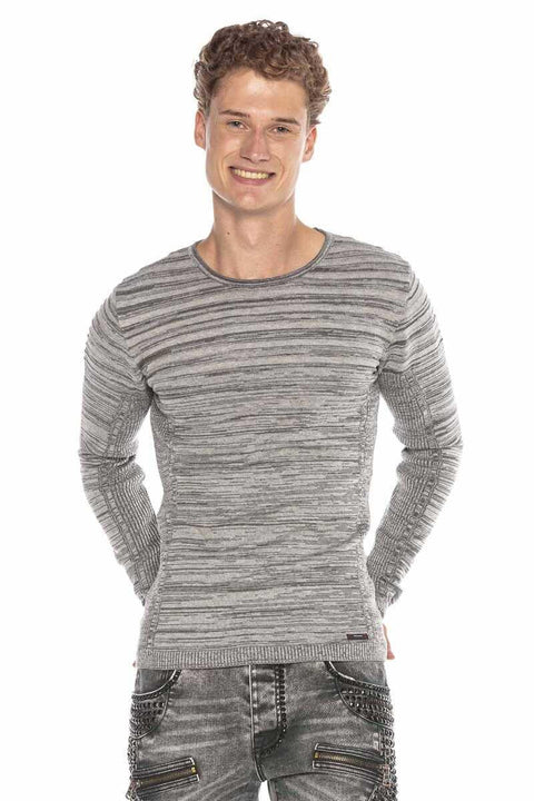 CP223 Crew Neck Slim Fit Men's Sweater
