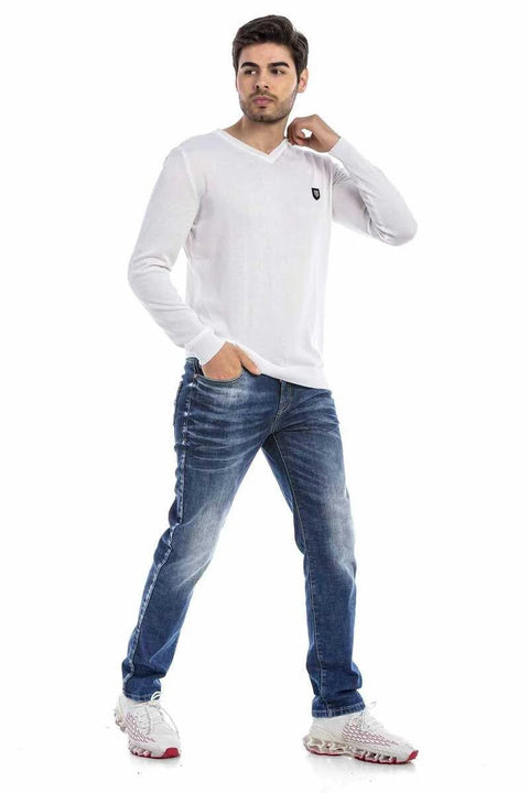 CP242 V-Neck Men's Sweater