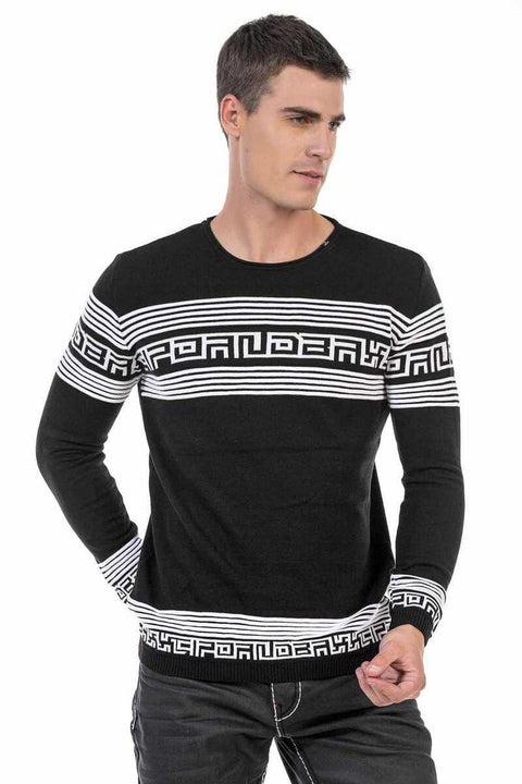 CP243 Patterned Men's Sweater