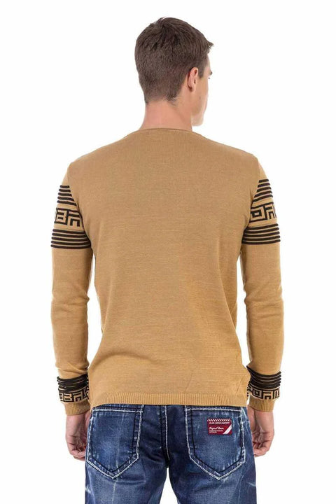 CP243 Patterned Men's Sweater