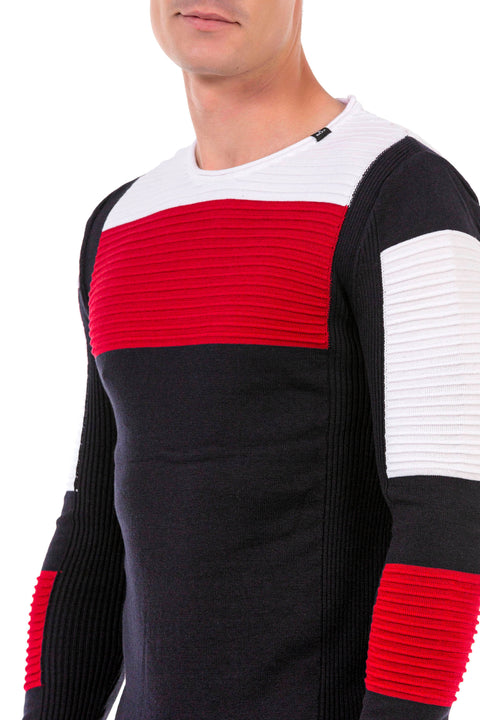 CP247 Textured Men's Sweater