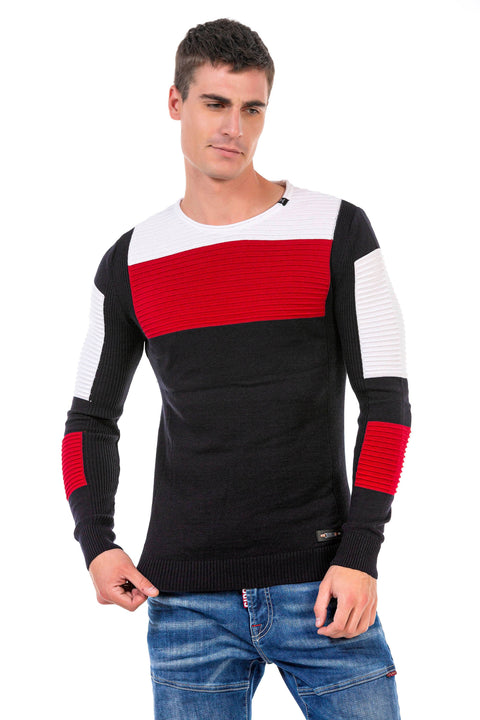 CP247 Textured Men's Sweater