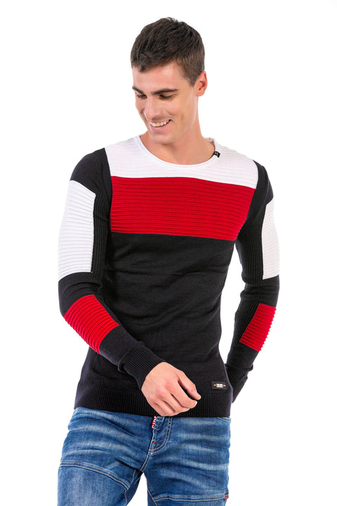 CP247 Textured Men's Sweater