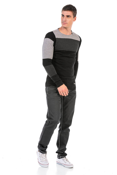 CP247 Textured Men's Sweater