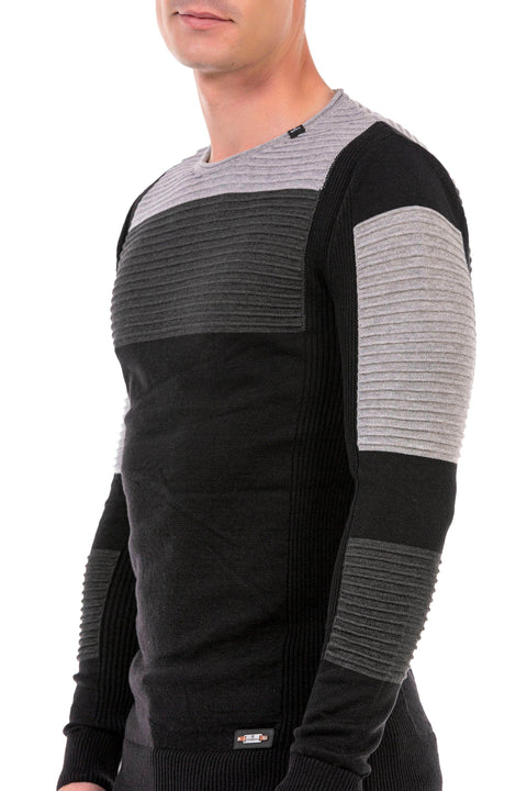 CP247 Textured Men's Sweater
