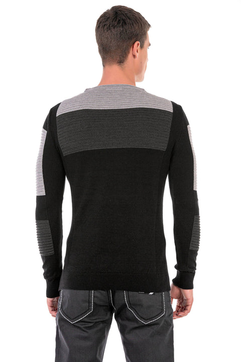 CP247 Textured Men's Sweater