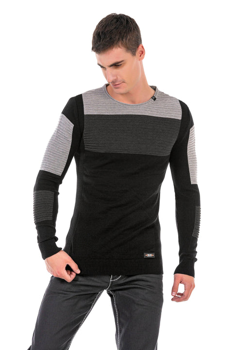 CP247 Textured Men's Sweater