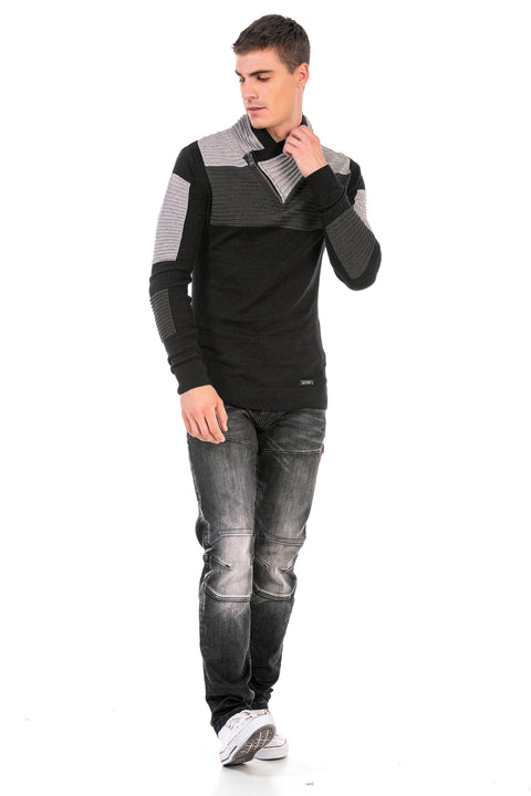 CP248 Shawl Collar Men's Sweater